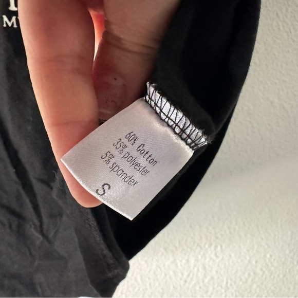 Black Butterfly Graphic Tee Butterflies in My Stomach Large Whimsy Y2K Vibe Boho - Picture 5 of 8